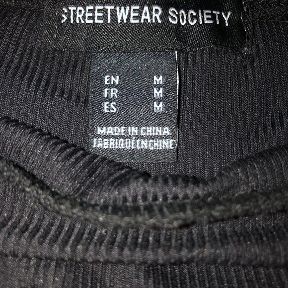 Cross cross black crop top - Picture 7 of 8